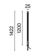 ����������� ���������� Maytoni Pole (����) O440FL-L18GF3K, 3000K 18�� IP 65, ������