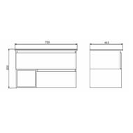 ����� COMFORTY �����-75� (755�520�465) ���������, � ���������, ��� ������� ������� 00-00013913