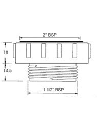 ���������� McAlpine 1 1/2"��2"� HC056-RU