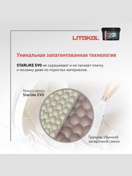 Затирка эпоксидная LITOKOL STARLIKE EVO S.145 NERO CARBONIO черная, 5 кг