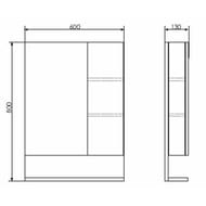 �������-���� COMFORTY ����-60 (600�800�130) ���������, ��� ������ 00004142211