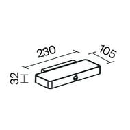 ��������� ���������� �� ��������� ������� Maytoni Pir (���) OSL456WL-L2GF3K, 3000K 2�� IP 54, ������