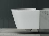 %$ Унитаз подвесной Ceramicanova Forma 480х370х330 безободковый, сиденье микролифт, крепеж CN3011