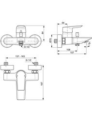 Ideal Standard TESI ��������� ��� �����/���� A6583AA ����� ����� 157 ��, �������� 40 ��, ����