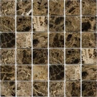 Мозаика мраморная Wild Stone Dark Emperador Polished 48х48 (305х305х4) коричневая, JMST055 (шт.)