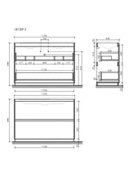 ����� ��� �������� SANCOS Libra Floor (1190x450x840) ���������, ��� �����, ��� �������� LB120F-2EG