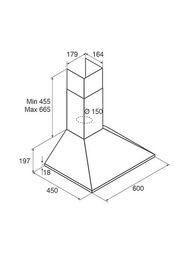 ������� JETAIR Gaia WH/A/60 (600�450) 650 �3/�, 96 ��, ����� PRF0112627B