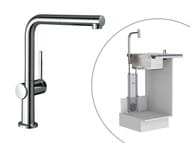 Смеситель Hansgrohe Talis M54 для кухни 270 вытяжной душ, поворотный излив 1jet sBox хром 72809000