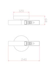 ��������� ���������� Freya Match (���� ����) FR6109WL-01CH, 220/240 V, IP20,����