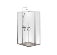 Душевой уголок BelBagno Unique 850-900х850-900х1900 стекло матов/проф.хром UNIQUE-A-2-85/100-P-Cr