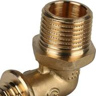 Угол STOUT 16х1/2"Н, для сшитого полиэтилена, латунь, арт.SFA-0005-001612