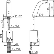 Уценка!ORAS ALESSI 8527 смеситель для умывальника 6 V
