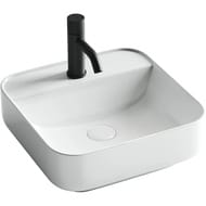 Раковина накладная Ceramicanova Element 390х390х140 прямоугольная, отв. под смеситель, белый CN5014