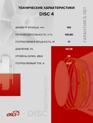 ���������� ERA DISC D100 ���������, 105 �3/�, 35 ��, ����: �����, DISC 4