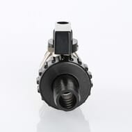 Кран дренажный VALTEC 1/2" НАР. со штуцером, черная рукоятка VT.430.N.04