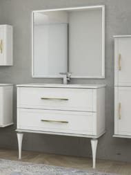 ����� ��� �������� Cezares TIFFANY 100 (1000�460�550) ���������, � 2 �������, Bianco opaco 54951