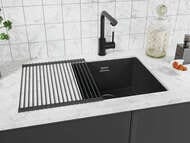 Смеситель для мойки Omoikiri Nakagawa 2 Plus BL с изливом для питьевой воды, цвет черный 4994414