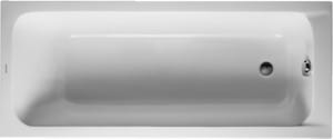 Ванна акриловая Duravit D-Code 1700х700х420 выпуск у ног, белая 700098000000000
