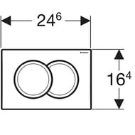 GEBERIT Delta 01 ������� �����, ������� ����, ������� ���� 115.107.46.1