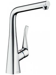 Смеситель Hansgrohe Metris M71 для кухни 320мм поворотный излив хром 14822000 — миниатюра 1