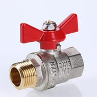 Кран шаровый 1"ВН VALTEC BASE красная бабочка VT.218.N.06