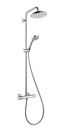 Душевая система Hansgrohe Croma 220 Showerpipe 27185000 с термостатом,поворотн. держатель 400мм,хром