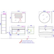 ����� Aqwella Urban 35 (350�140�300) ���������, ��� ����� URB0535DD