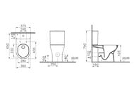 ������-������� ��������� VitrA M50 9889B003-7200 ������������ VortexFlush � �������� ��������� ����� ���������� ������