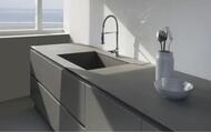 Керамогранитная плитка LAMINAM Calce Antracite (1000х3000х3,5) бетон, темно-серая LAMF006373 (кв.м.)