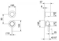 ��������� ��� �����/���� Fantini Nostromo 5002G481B ������������, �� 2 �����������, ����.�����, ����
