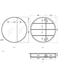 ���������� ���� Cielo CATINI 900�900�120 ���������, �������, ��� ���������, ���� Ninfea CASPCT NI