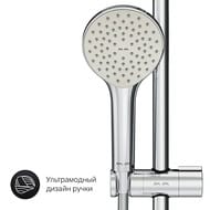 Душевая система AM.PM X-Joy F40885A94 для ванны/душа излив 300мм, верхний душ 220мм, руч.душ 110мм