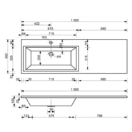 ����� �� ����������� Estet Dallas 1500�482 � ���������� ������, ���������, 2 ��., ����� ��-00009685