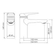 ��������� ��� ����������� WasserKRAFT Wiese 8403 �������������, PVD-�������� "��������� �����"