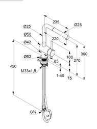  KLUDI L STEEL 45851F877  , ,   , . 