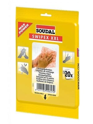 Очищающие салфетки SOUDAL Swipex, 20 шт., арт.120874