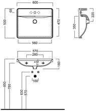 �������� ��������� Hatria Canalgrande 60 Y1EJ01 600�500�180 �������, ��������� ��� ���������, �����