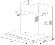 ������� TEKA Maestro PerfectA4 DLH 985 T BLACK-SS (900�480) 760 �3/�, 287 ��, ����.�����/����.������