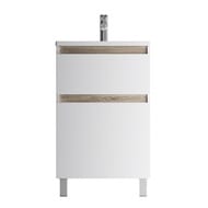 Тумба под раковину AM.PM X-Joy (550х850х450) напольная, 2 ящика, белый глянец M85AFSX0552WG