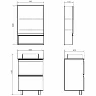 ����� COMFORTY ��������-60�(600�950�400) � ���������,������ �����������,����� ������� 00-00004767