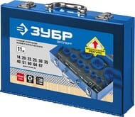 Коронки биметаллические ЗУБР глубина сверления до 38мм, d 14-67мм 29531-H11