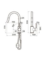 ��������� ��� ����� Omoikiri Shinagawa-SB C �������������, �������� ����� � �������, ���� 4994458