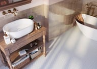 Мозаика керамическая Starmosaic Hexagon small White Matt (265х278х6) белая IDL1005 (шт.)
