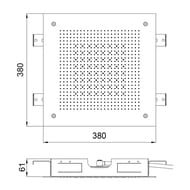 ������� ��� Almar Velvet Rain 380�380��, ������������, 2 ������, ����: ������ ������� E044282.MB