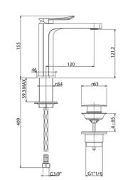 ��������� GATTONI Soffio 8140/81NS ��� ��������, � ������ ��������, ������ ����