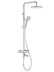 Душевая система KLUDI FRESHLINE 6709205-00S термостат, излив, верхний/ручной душ, хром — миниатюра 1