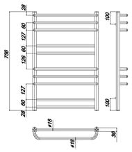 ����������������� ������� RAVAK CUBE (500�800) ����, ������ �����������, 378 ��