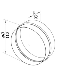�������� Vents �� 110 � �� ������������ ����� D110�L62