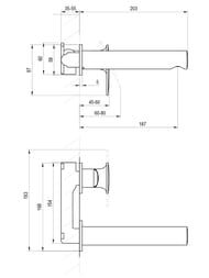 ��������� ��� ����������� RAVAK Spring ������������ SG 019.20BL ��� �/�, ������ X070546