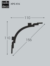 ������ ���������� Bello Deco XPS � 14 (110�110�2000) �����, 00-00104360 (��.)